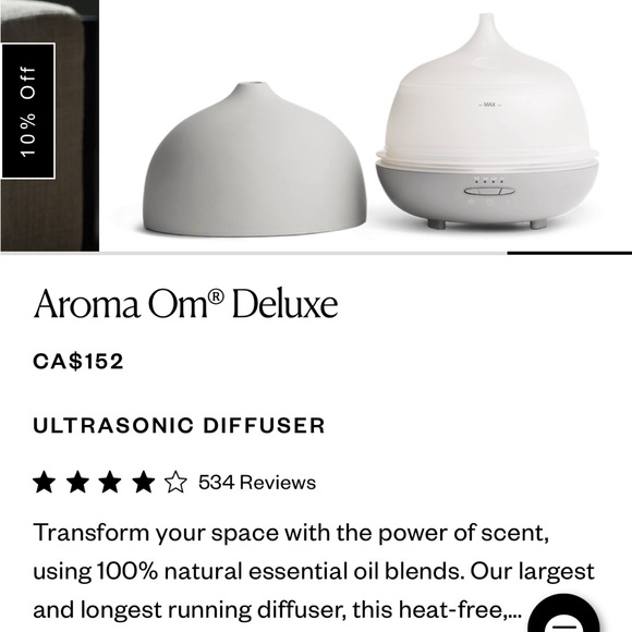 Saje Aroma Om Deluxe Diffuser - Picture 5 of 6